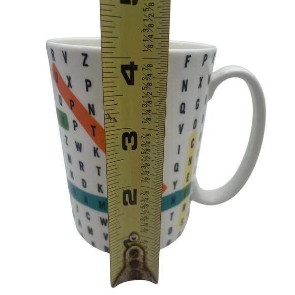 Kate Spade for Lenox Say The Word Mug Word Search Pattern 12 oz Coffee Tea Mug - Picture 10 of 10